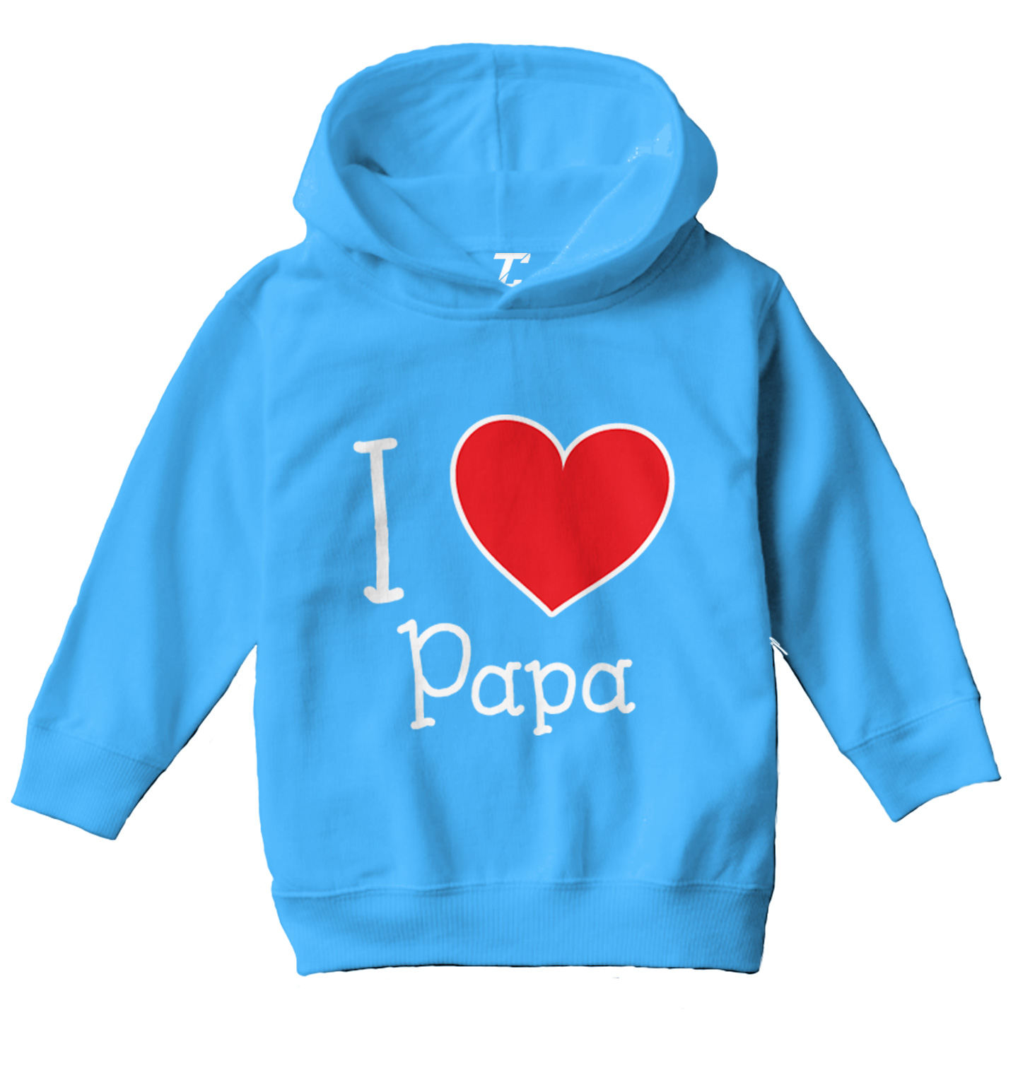 I Love My Papa - Valentine's Day Dad Father's Day Heart Toddler/Youth Hoodie - Picture 12 of 12
