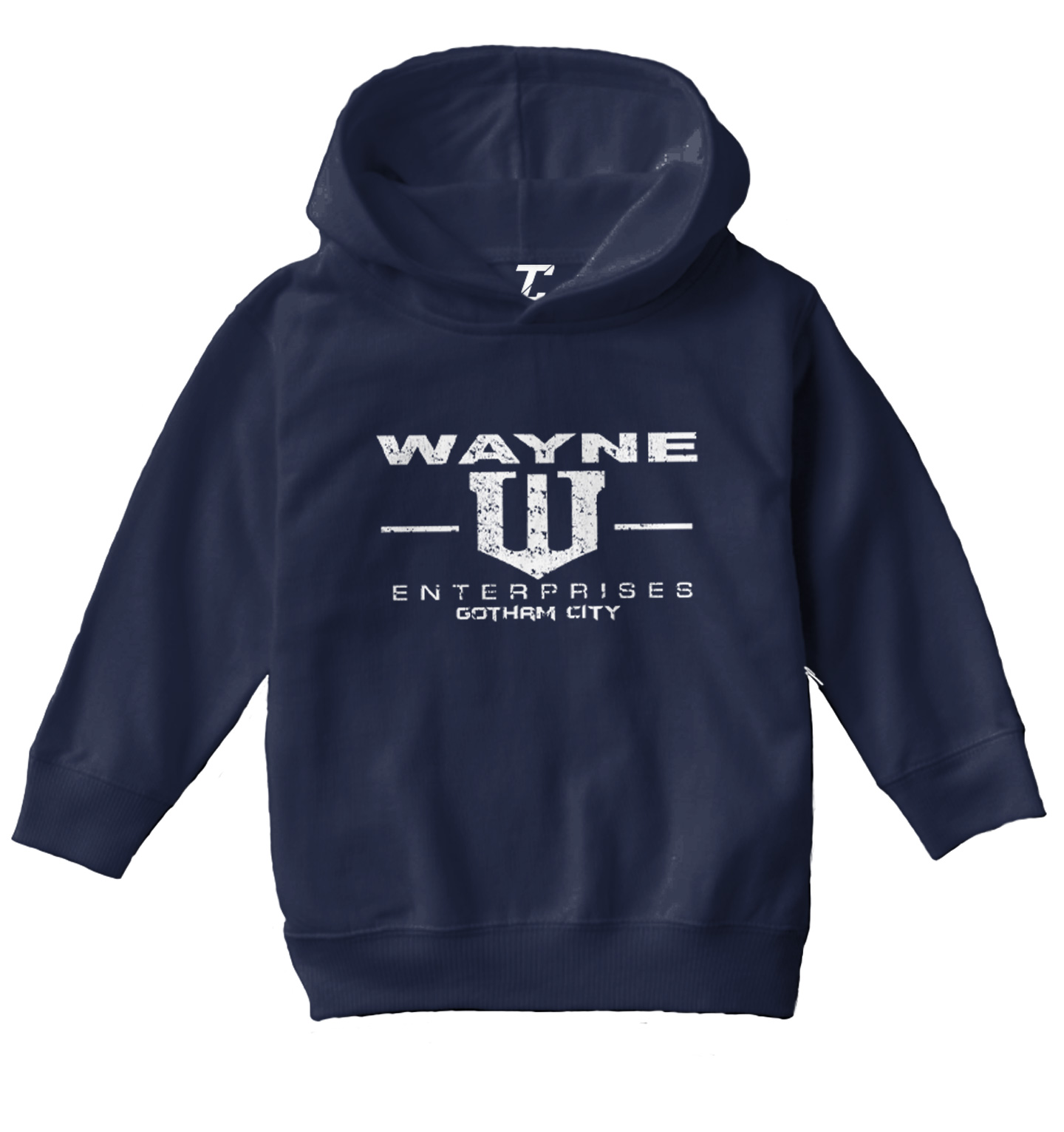 Wayne Enterprises - Movie Buff Parody Cool Superhero Toddler/Youth Hoodie - Picture 7 of 12