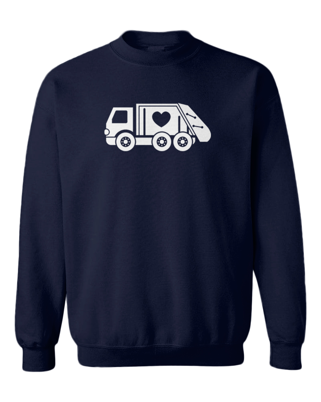 Valentine's Garbage Truck - Trash Heart Love Toddler Crewneck Sweater - Picture 5 of 8
