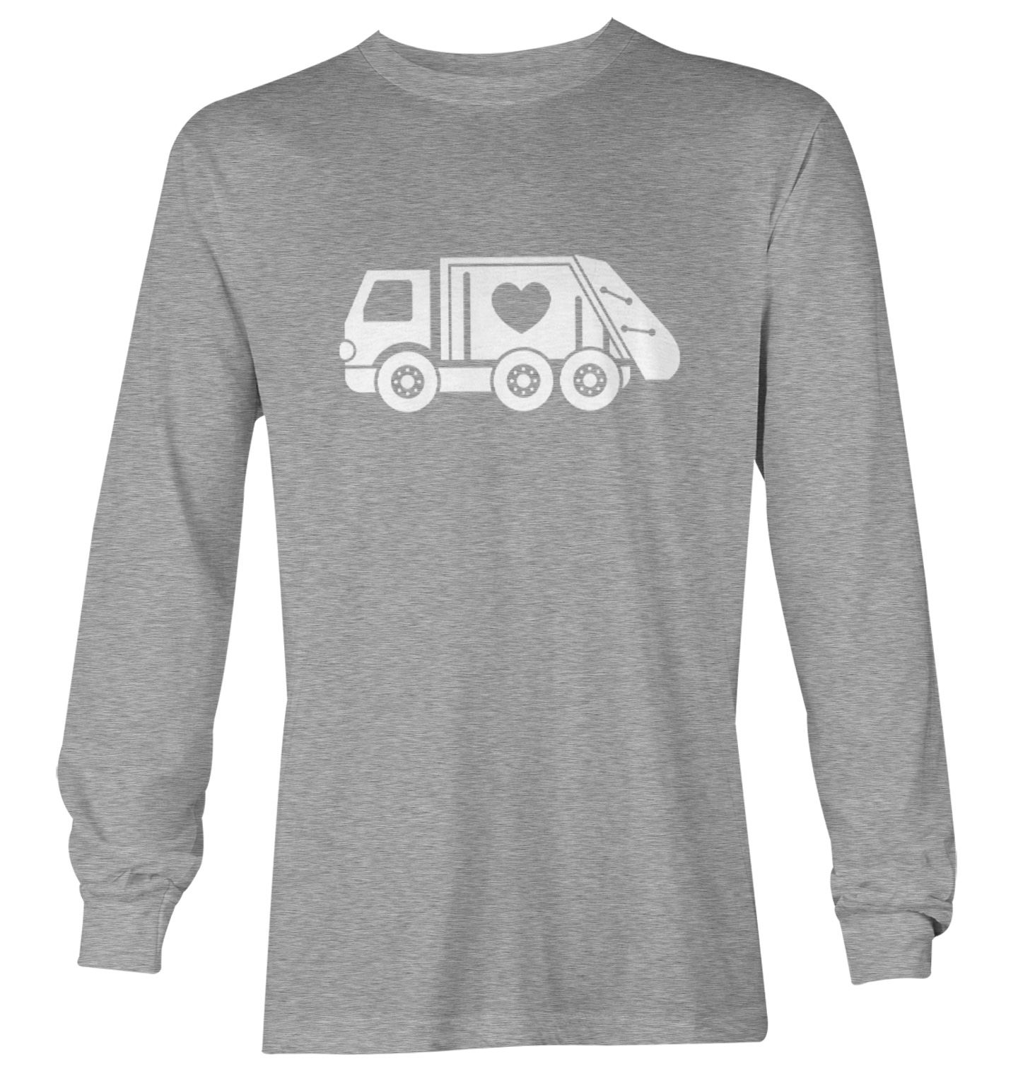 Valentine's Garbage Truck - Trash Heart Love Youth T-Shirt - Picture 16 of 20