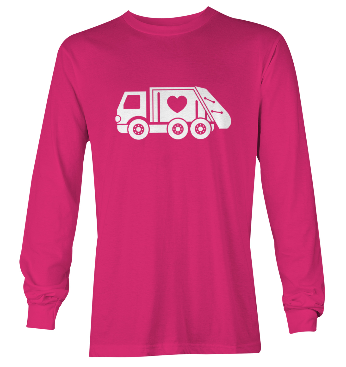 Valentine's Garbage Truck - Trash Heart Love Youth T-Shirt - Picture 18 of 20