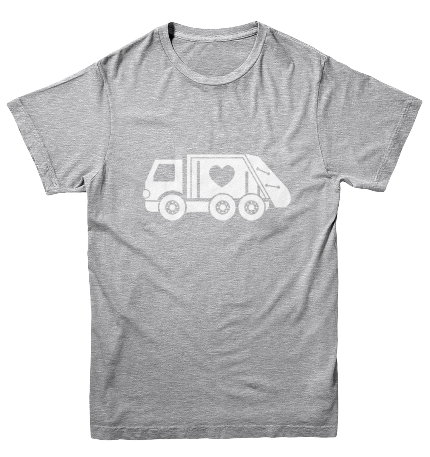 Valentine's Garbage Truck - Trash Heart Love Youth T-Shirt - Picture 6 of 20