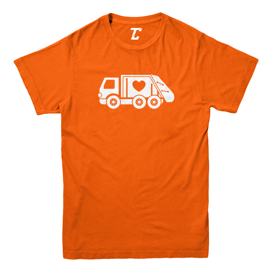 Valentine's Garbage Truck - Trash Heart Love Youth T-Shirt - Picture 8 of 20