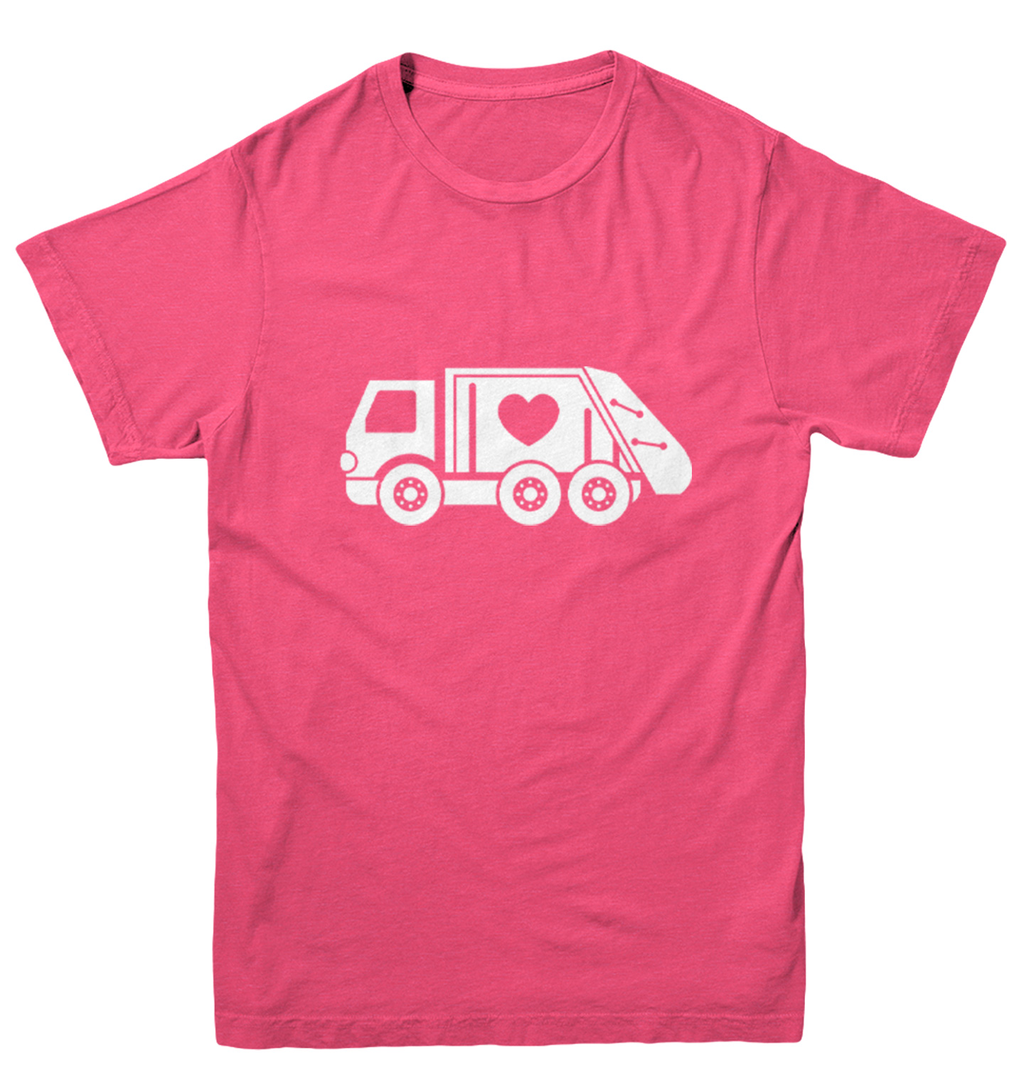 Valentine's Garbage Truck - Trash Heart Love Youth T-Shirt - Picture 9 of 20