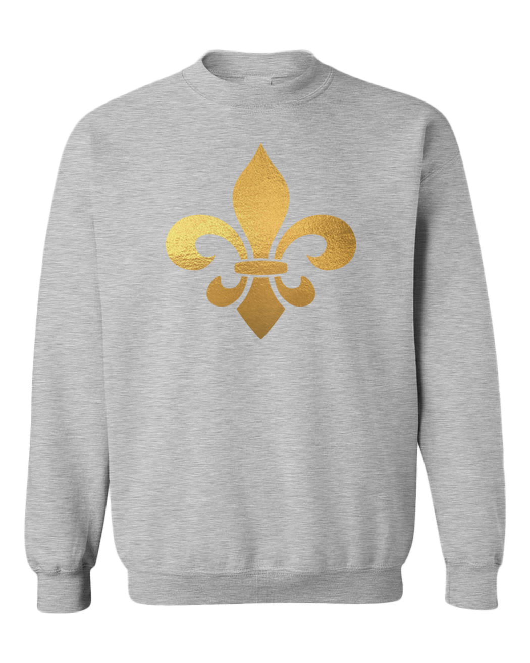 Gold Fleur De Lis - New Orleans NOLA Mardi Gras Parade Toddler Crewneck Sweater - Picture 4 of 8