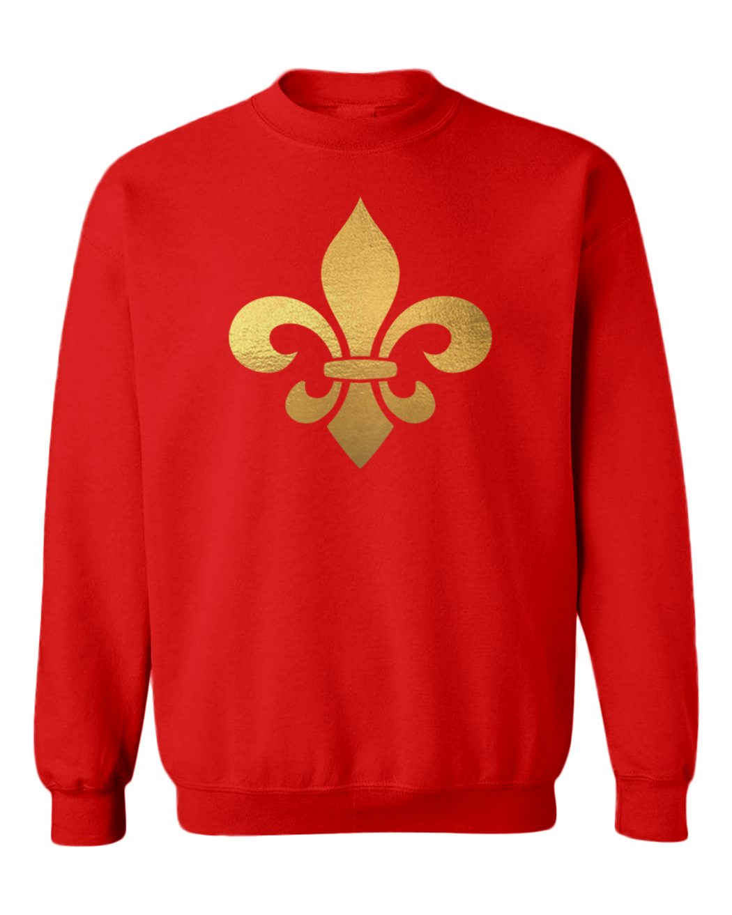 Gold Fleur De Lis - New Orleans NOLA Mardi Gras Parade Toddler Crewneck Sweater - Picture 7 of 8
