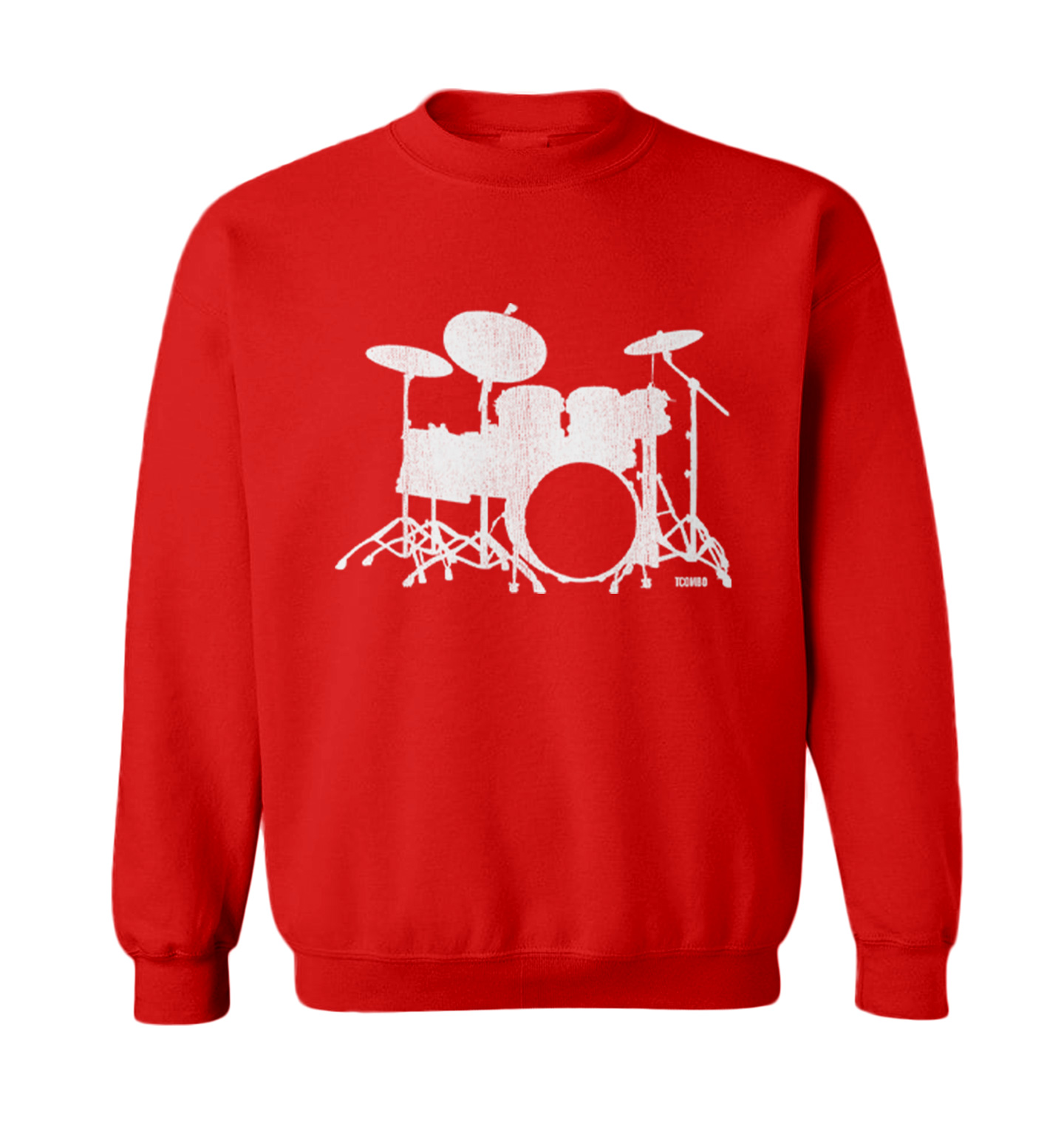 Drum Silhouette - Future Musician Drummer Band Toddler Crewneck Sweater - Picture 7 of 8