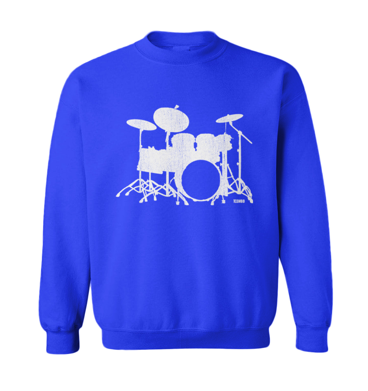 Drum Silhouette - Future Musician Drummer Band Toddler Crewneck Sweater - Picture 8 of 8