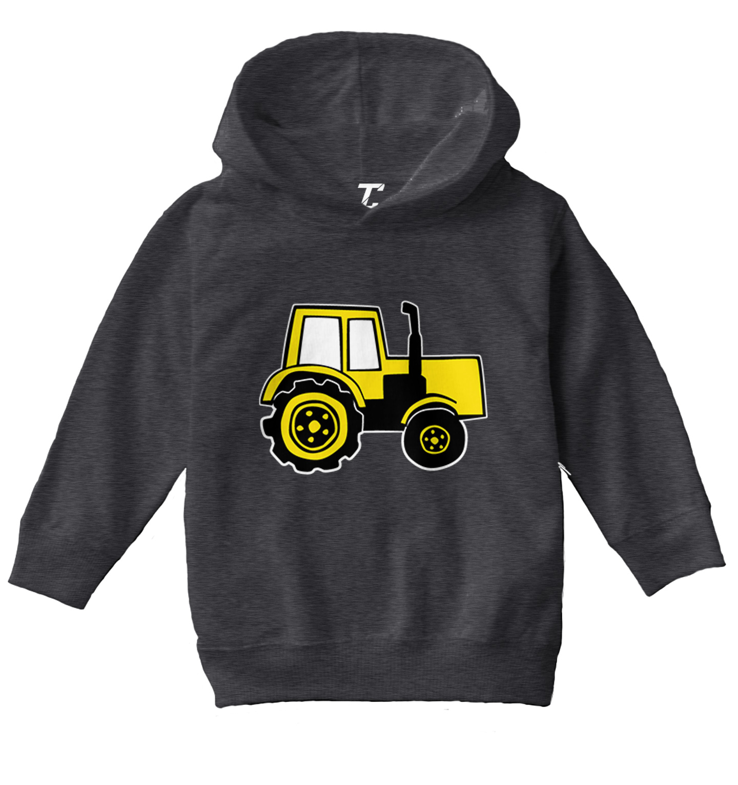 Tractor - Farm Harvest Vehicle Four-Wheel Vegetables Toddler/Youth Hoodie - Picture 3 of 12