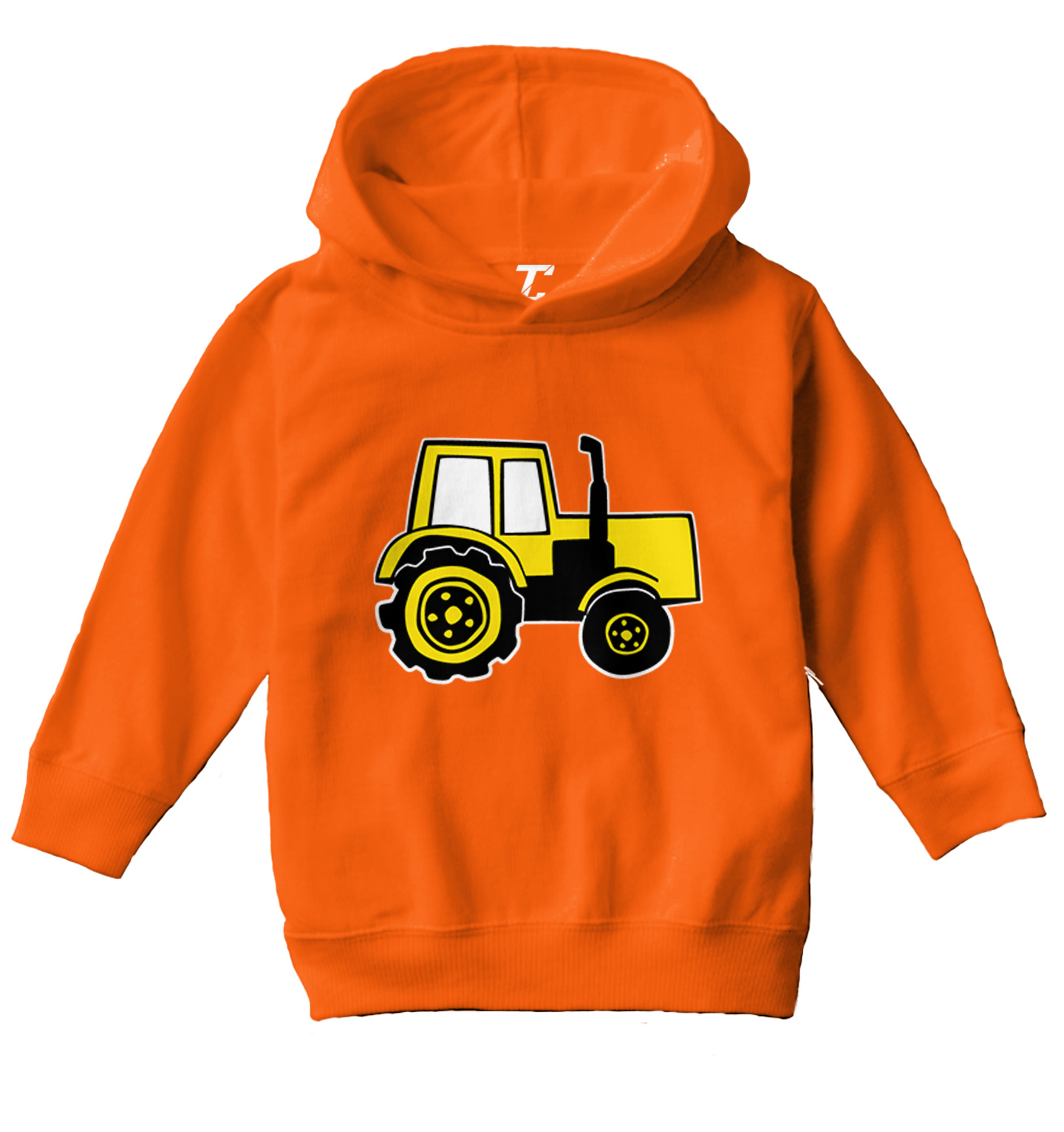 Tractor - Farm Harvest Vehicle Four-Wheel Vegetables Toddler/Youth Hoodie - Picture 8 of 12