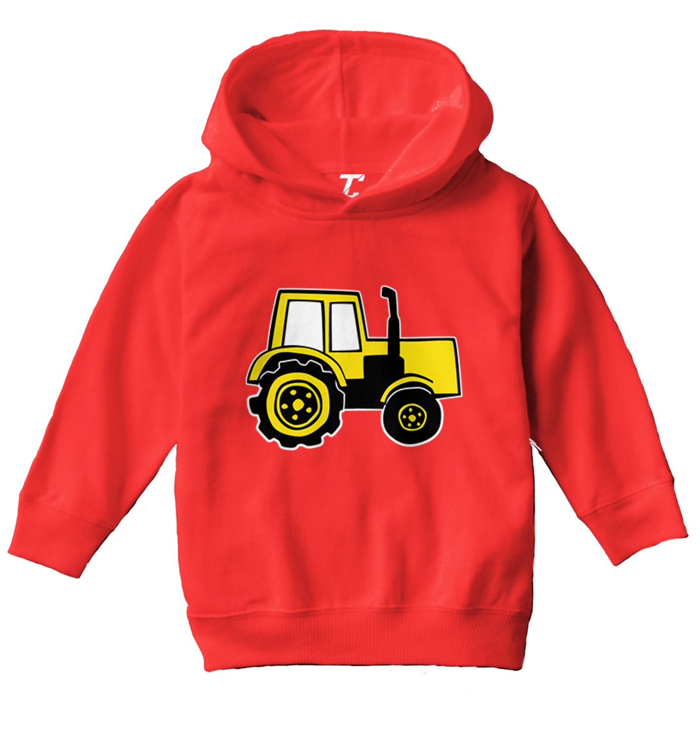 Tractor - Farm Harvest Vehicle Four-Wheel Vegetables Toddler/Youth Hoodie - Picture 10 of 12