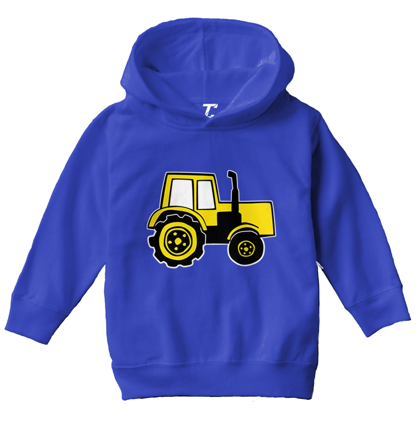 Tractor - Farm Harvest Vehicle Four-Wheel Vegetables Toddler/Youth Hoodie - Picture 11 of 12