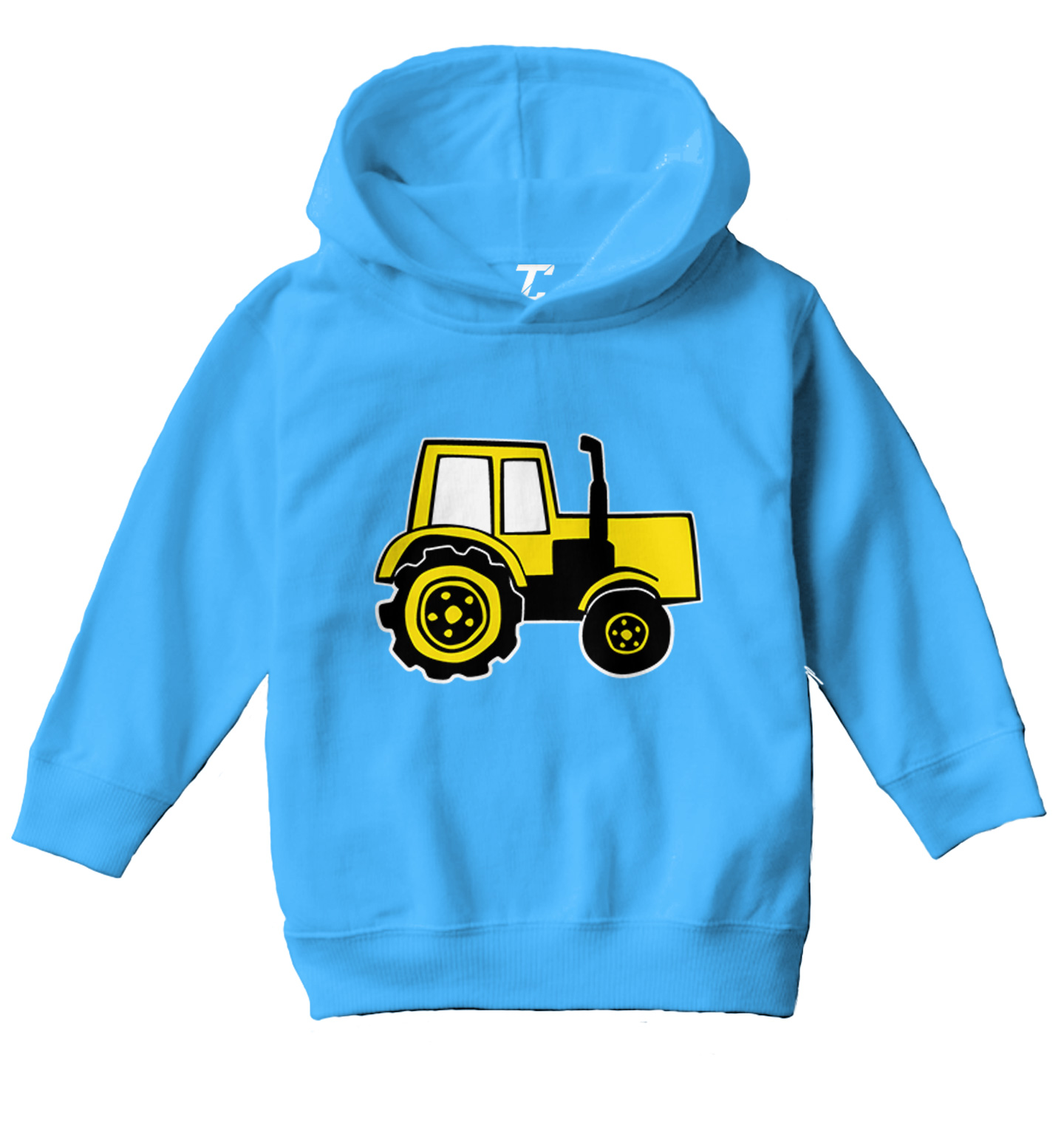 Tractor - Farm Harvest Vehicle Four-Wheel Vegetables Toddler/Youth Hoodie - Picture 12 of 12