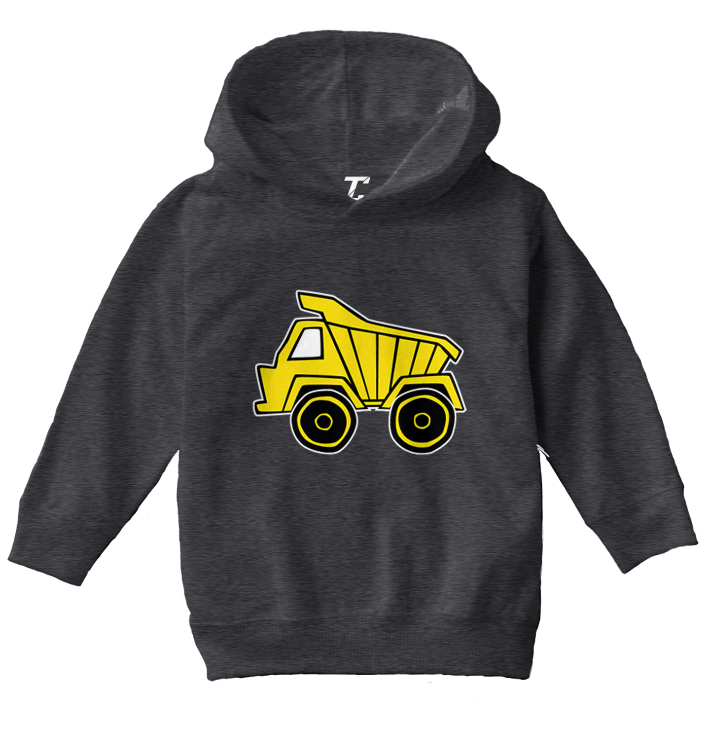 Dump Truck - Construction Dirt Vehicle Transporting Toddler/Youth Hoodie - Picture 3 of 12