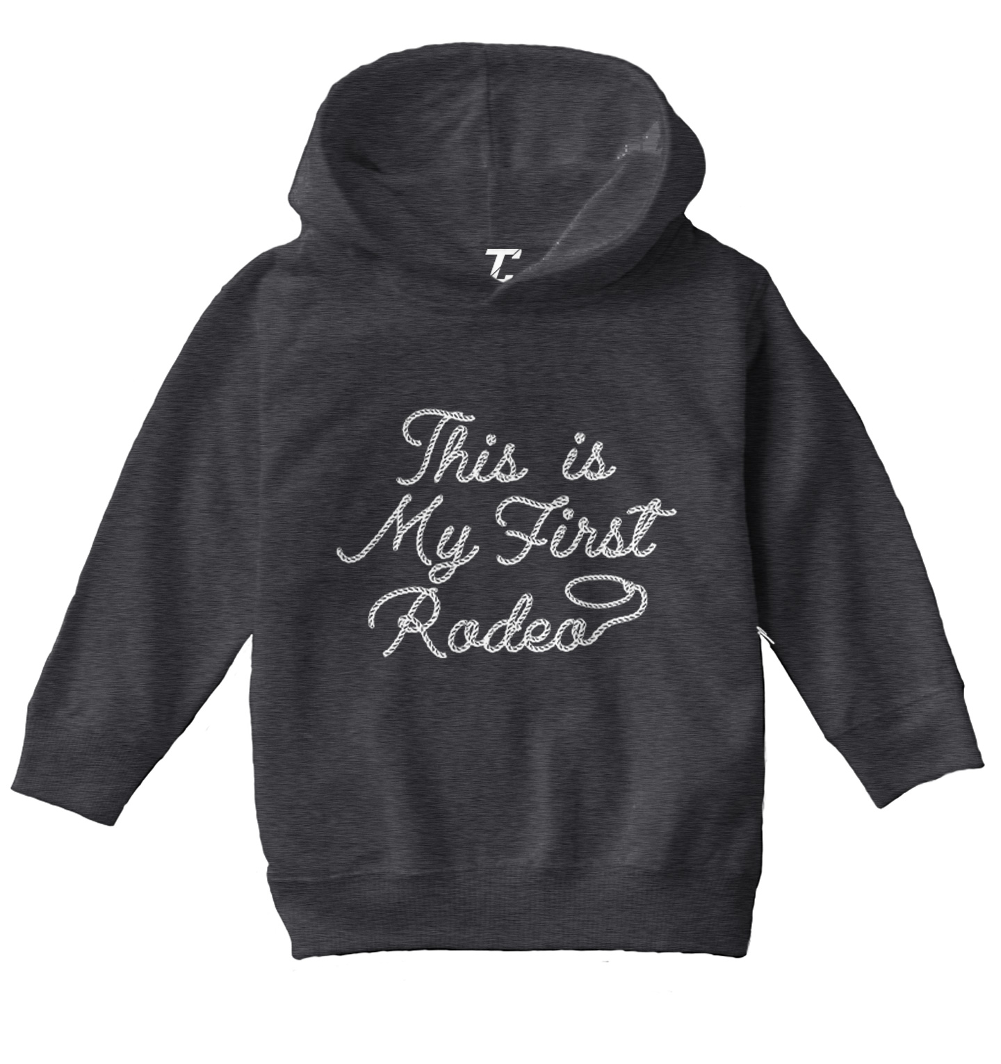 This Is My First Rodeo - Cowboy Funny Lasso Country Toddler/Youth Hoodie - Picture 3 of 12