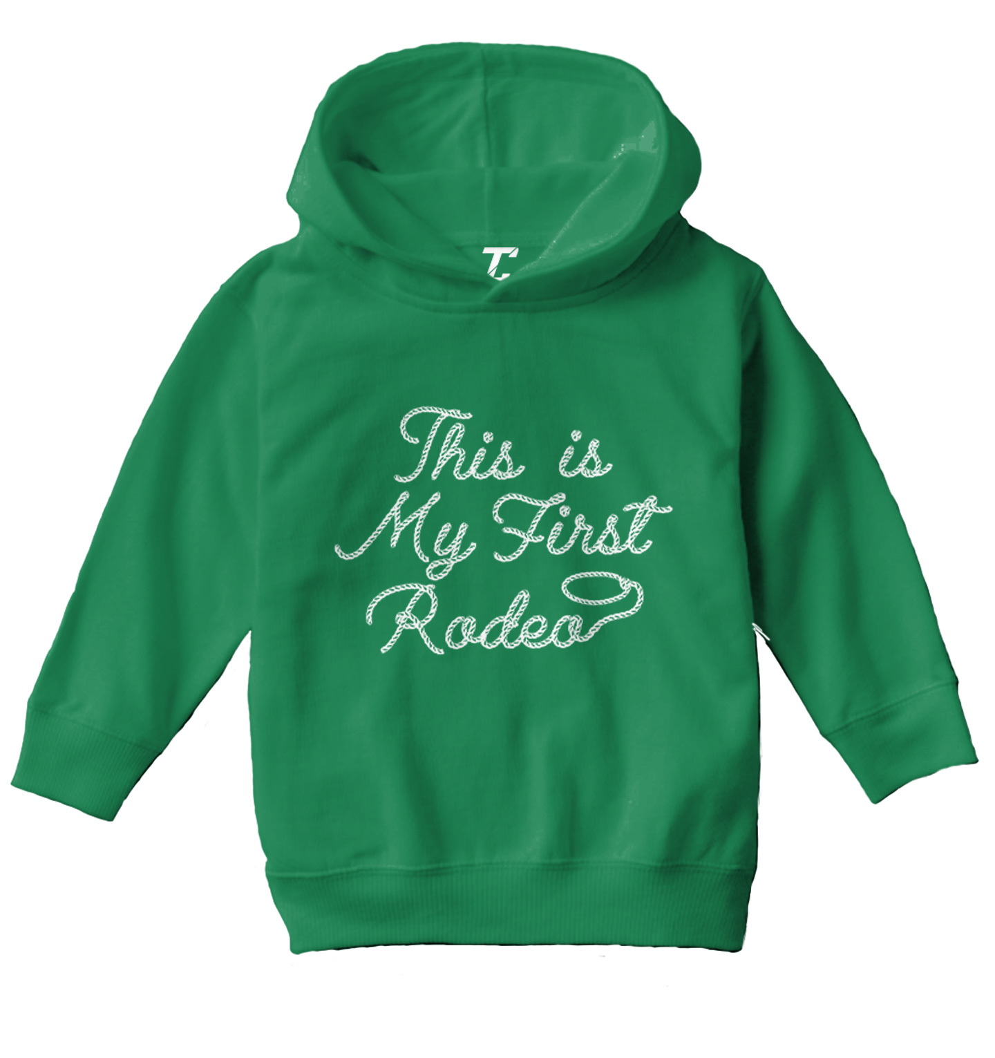 This Is My First Rodeo - Cowboy Funny Lasso Country Toddler/Youth Hoodie - Picture 5 of 12