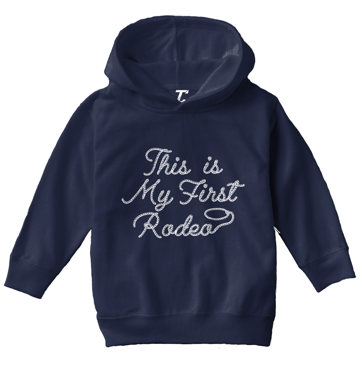This Is My First Rodeo - Cowboy Funny Lasso Country Toddler/Youth Hoodie - Picture 7 of 12
