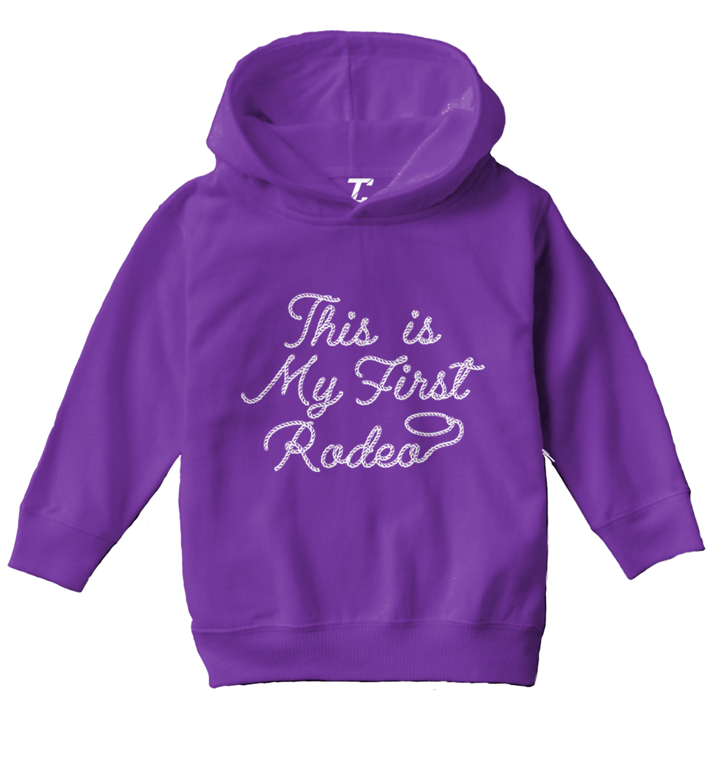 This Is My First Rodeo - Cowboy Funny Lasso Country Toddler/Youth Hoodie - Picture 9 of 12