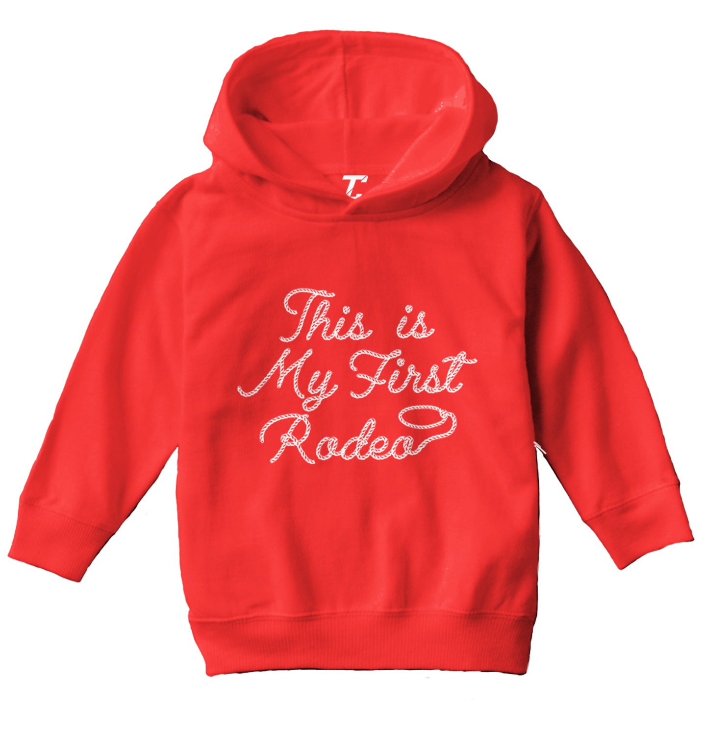 This Is My First Rodeo - Cowboy Funny Lasso Country Toddler/Youth Hoodie - Picture 10 of 12