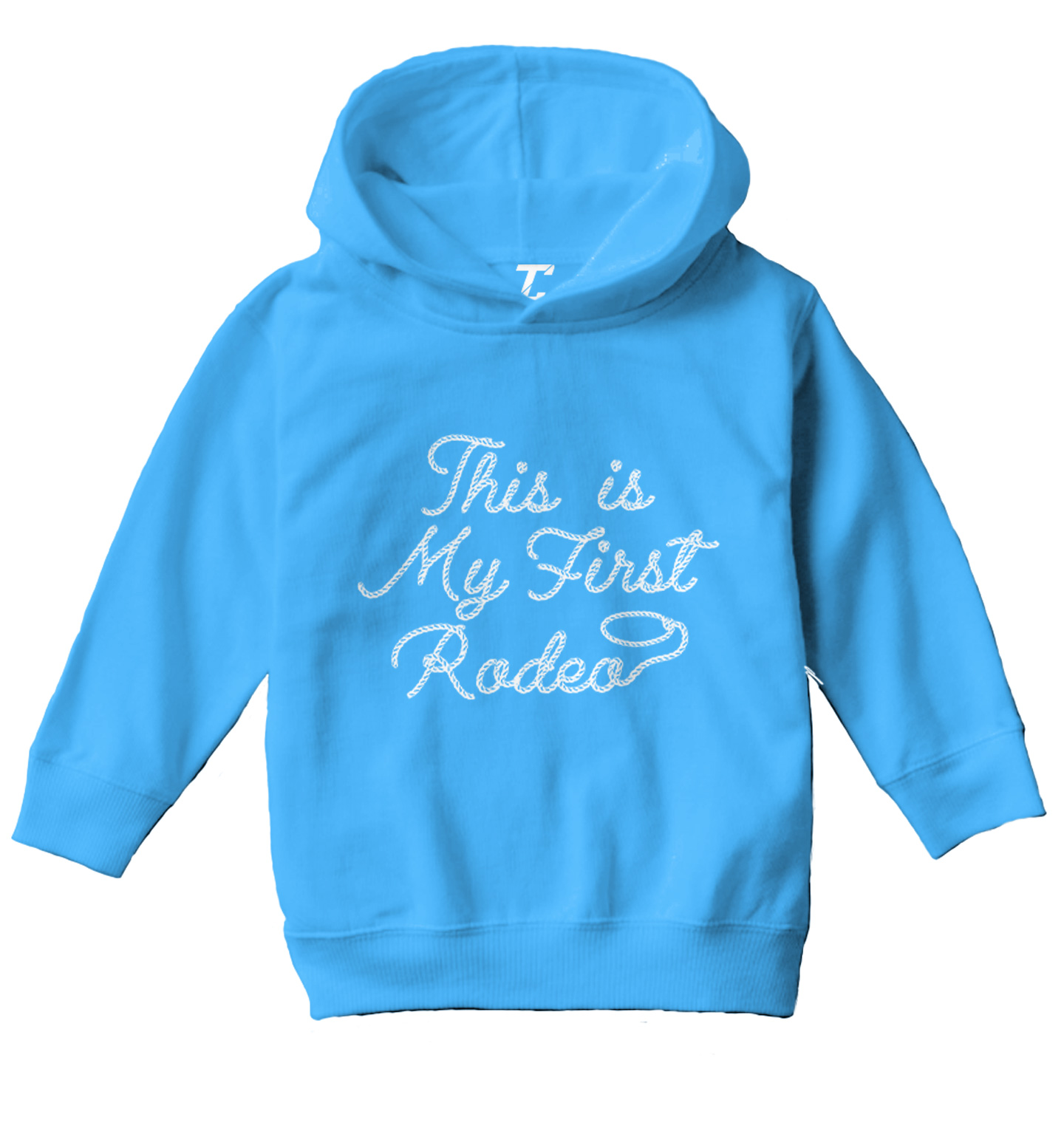 This Is My First Rodeo - Cowboy Funny Lasso Country Toddler/Youth Hoodie - Picture 12 of 12