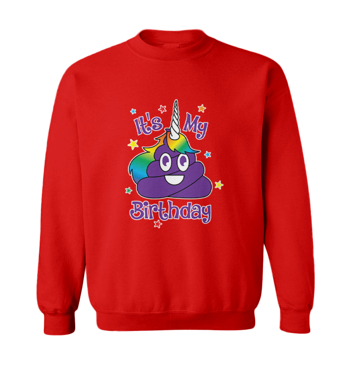 Unicorn Poop - Humor Joke Funny Mythical Birthday Toddler Crewneck Sweater - Picture 7 of 8