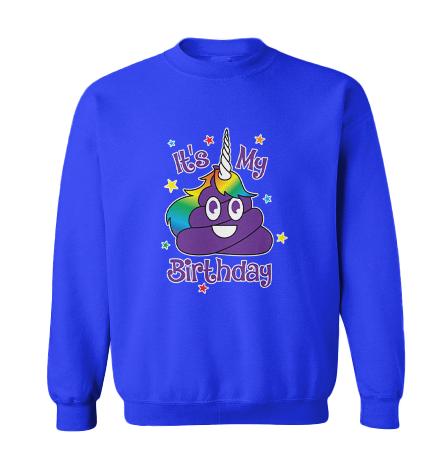 Unicorn Poop - Humor Joke Funny Mythical Birthday Toddler Crewneck Sweater - Picture 8 of 8
