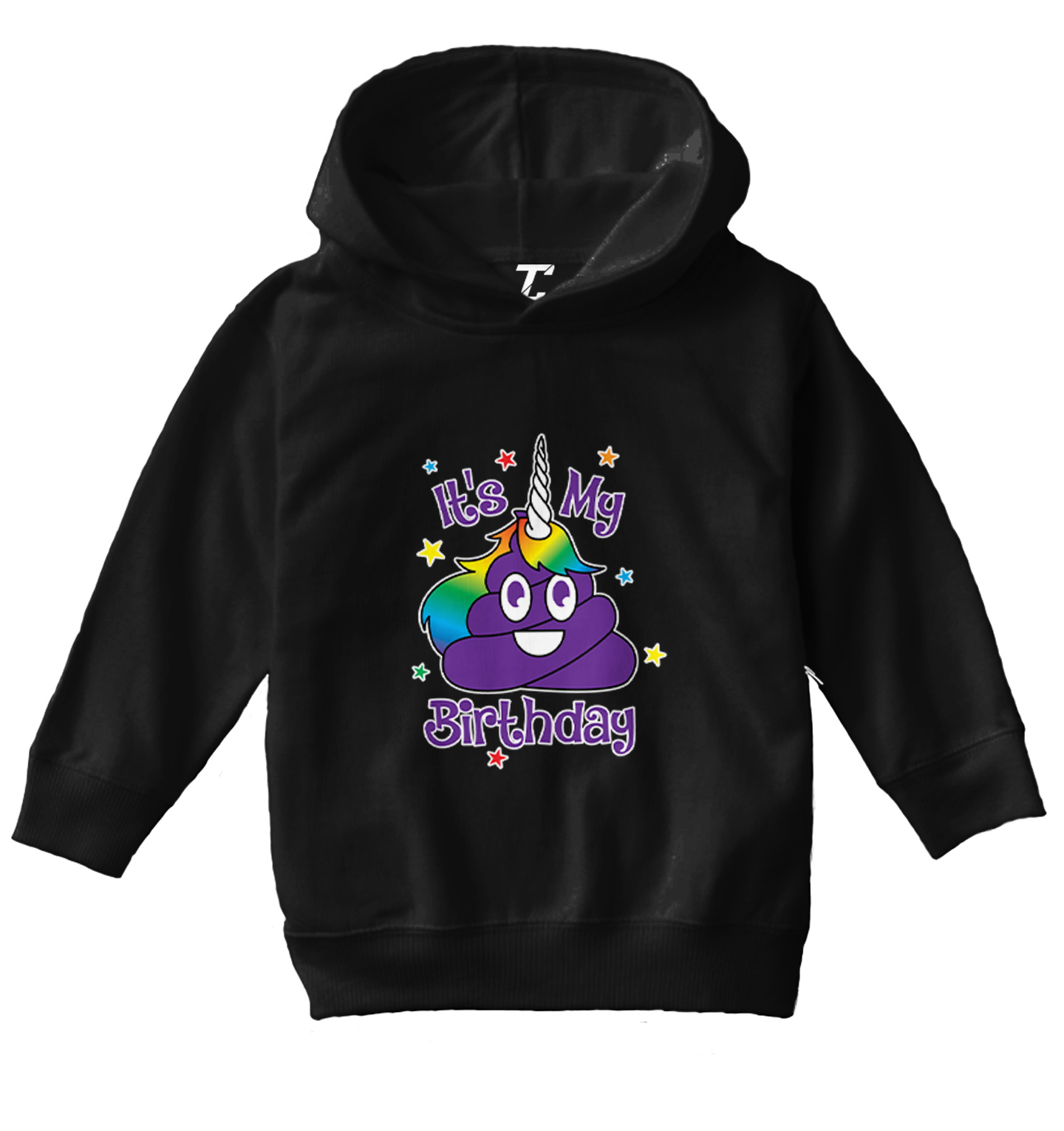 Unicorn Poop - Humor Joke Funny Mythical Birthday Toddler/Youth Hoodie - Picture 2 of 12