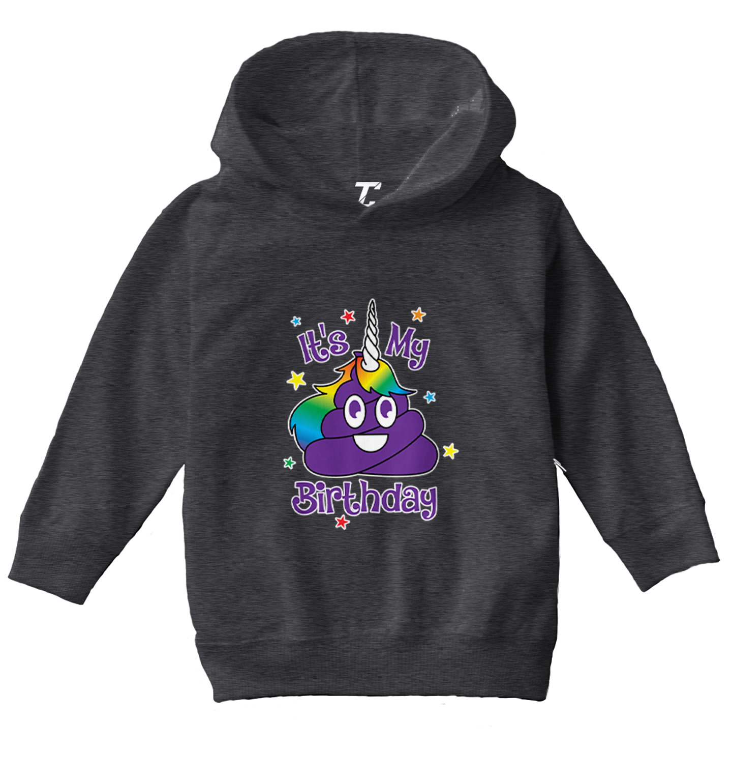 Unicorn Poop - Humor Joke Funny Mythical Birthday Toddler/Youth Hoodie - Picture 3 of 12