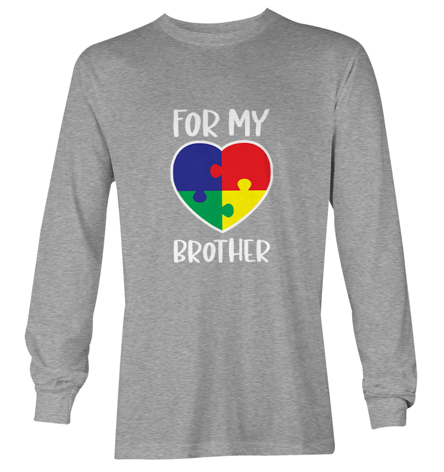 For My Brother - Autism Awareness Puzzle Piece Youth T-Shirt