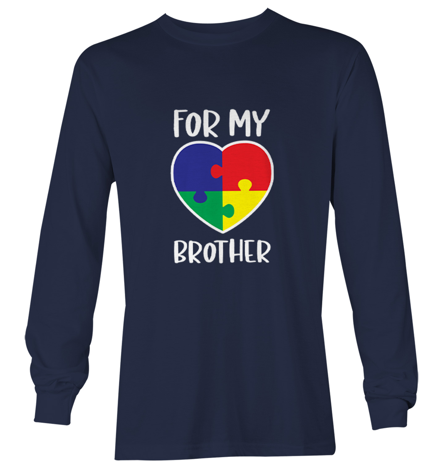 For My Brother - Autism Awareness Puzzle Piece Youth T-Shirt