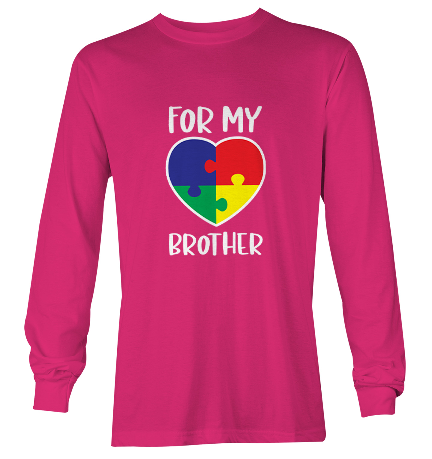 For My Brother - Autism Awareness Puzzle Piece Youth T-Shirt