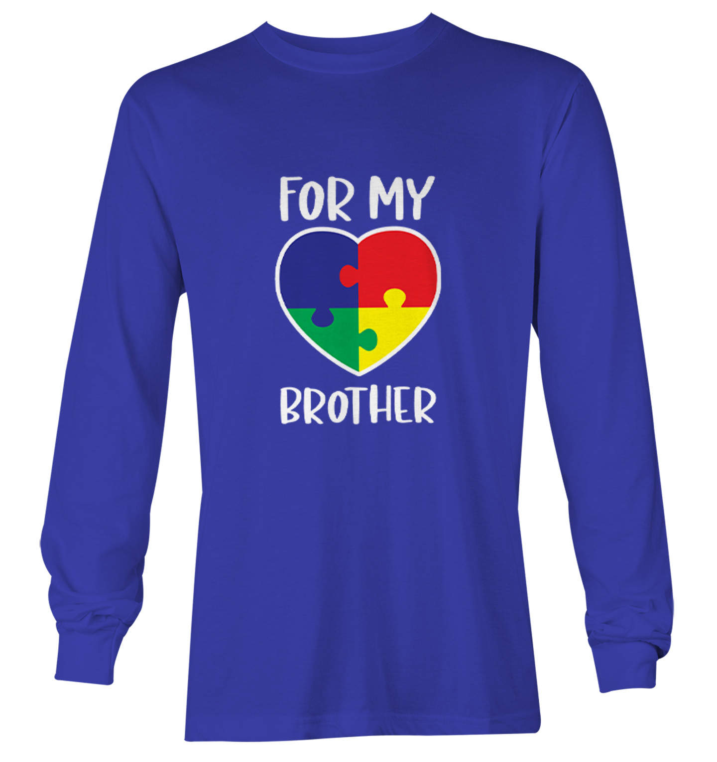 For My Brother - Autism Awareness Puzzle Piece Youth T-Shirt