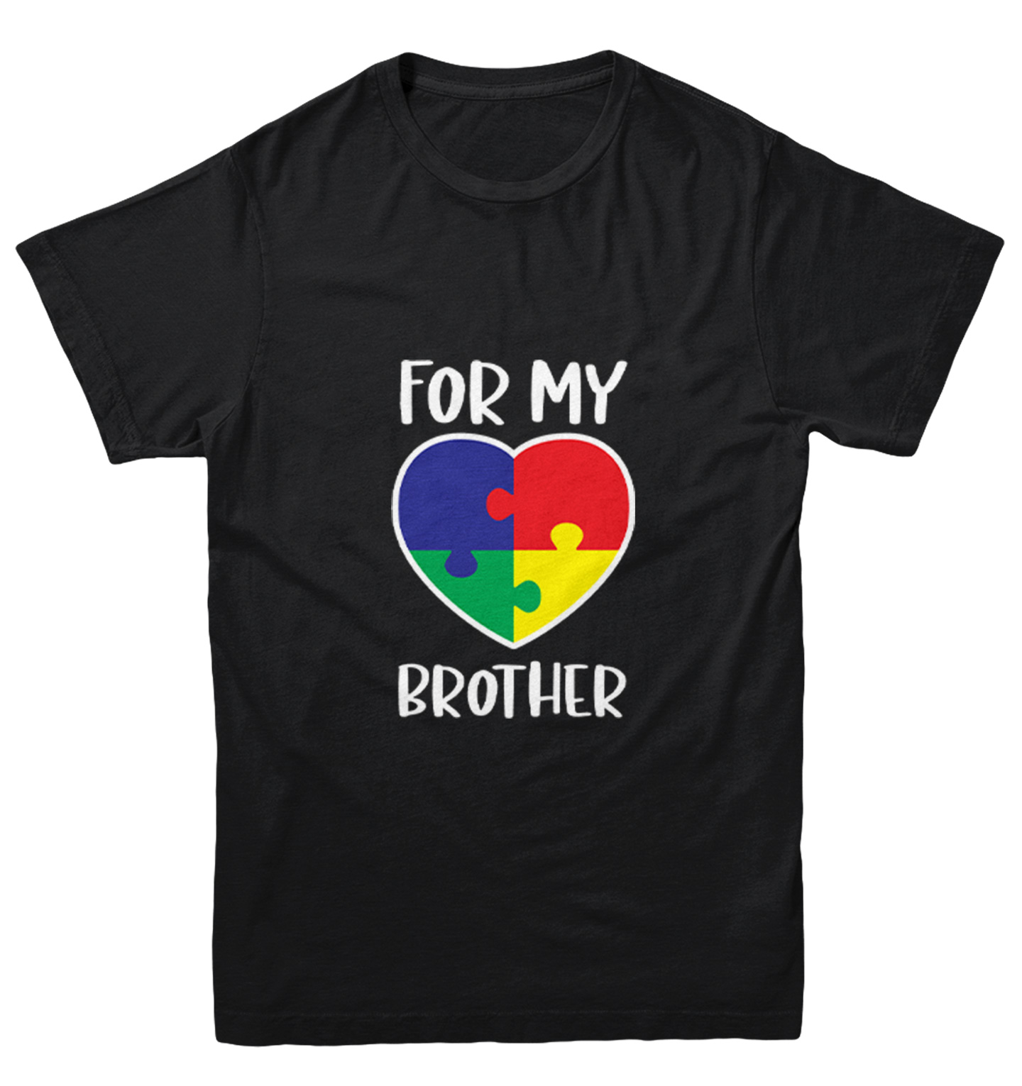 For My Brother - Autism Awareness Puzzle Piece Youth T-Shirt