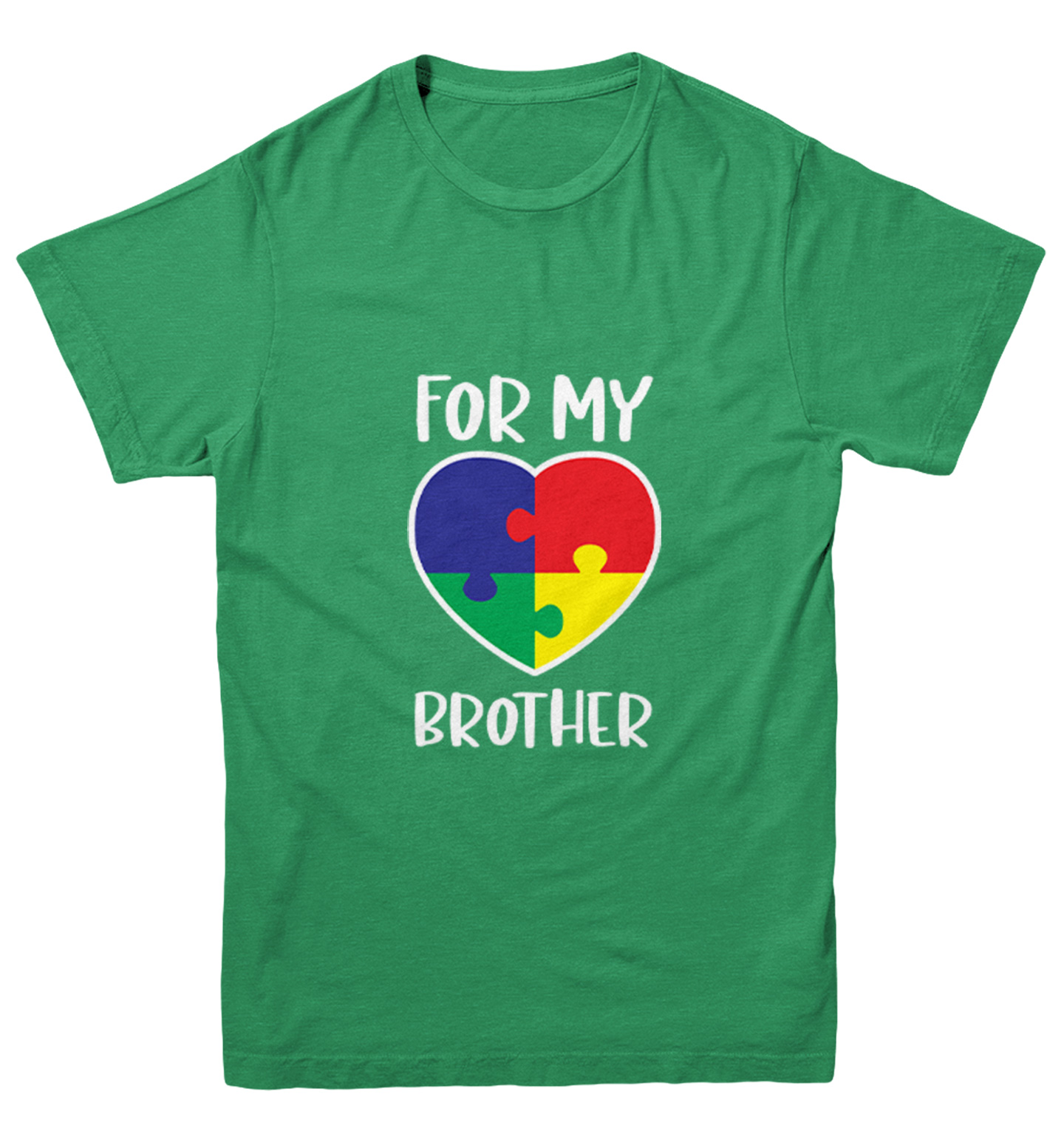 For My Brother - Autism Awareness Puzzle Piece Youth T-Shirt