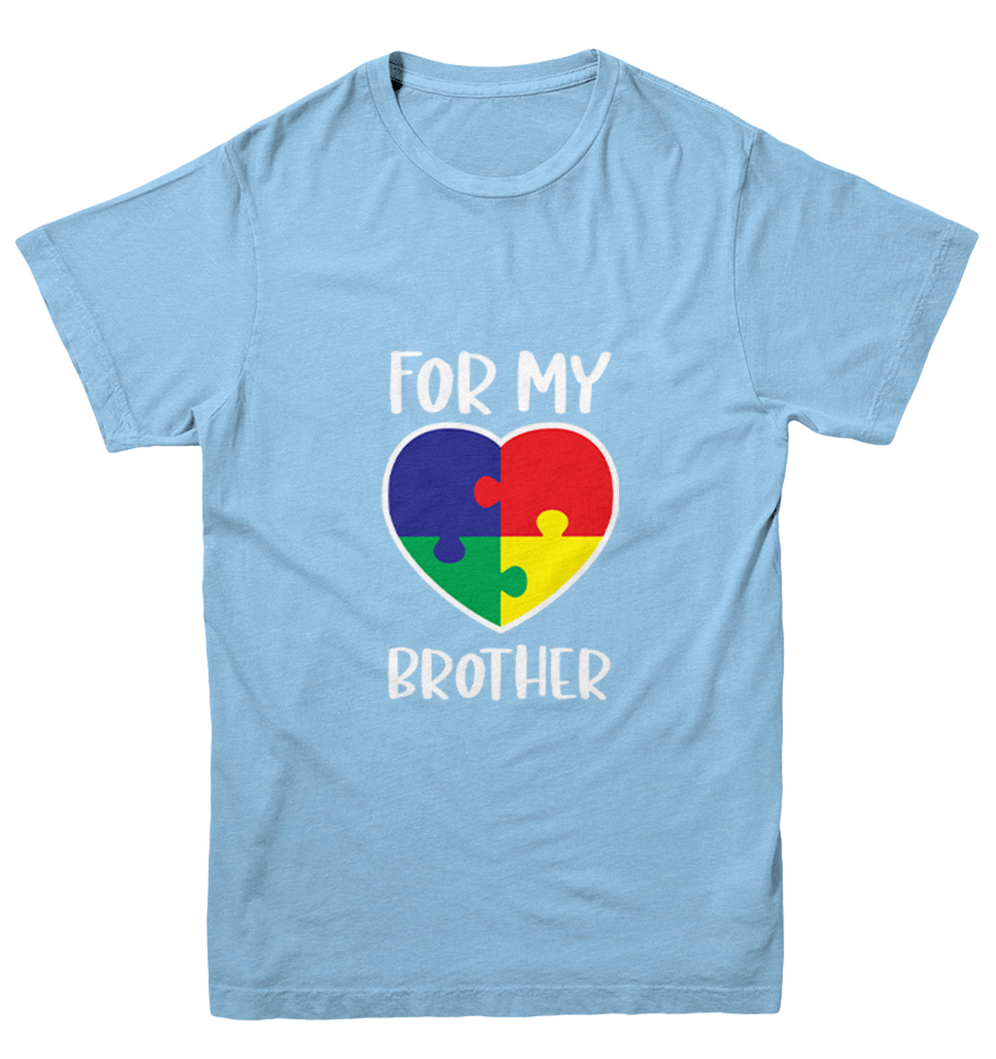 For My Brother - Autism Awareness Puzzle Piece Youth T-Shirt