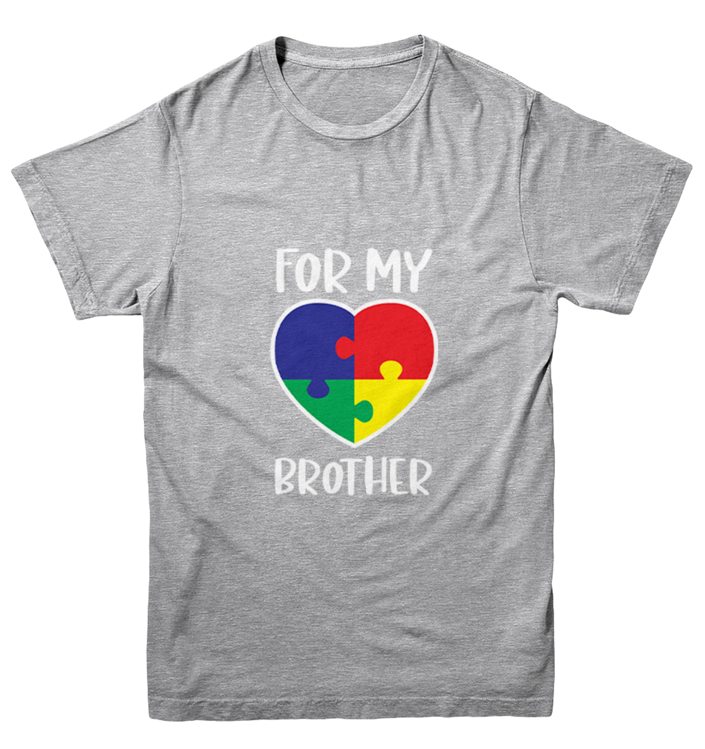 For My Brother - Autism Awareness Puzzle Piece Youth T-Shirt