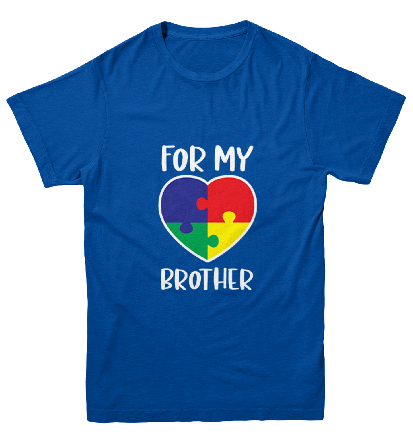 For My Brother - Autism Awareness Puzzle Piece Youth T-Shirt