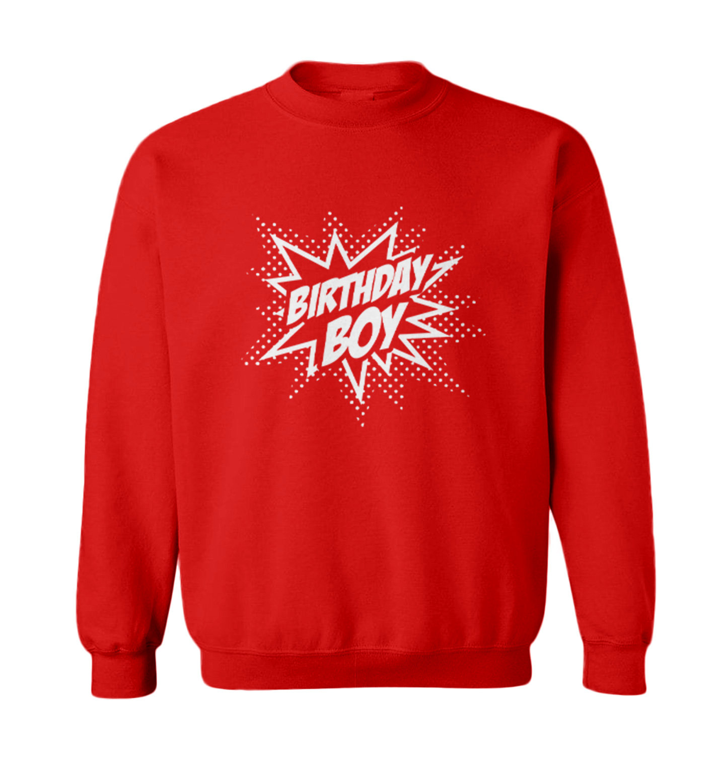 Birthday Boy Comic - Pow Action Packed Cool Superhero Toddler Crewneck Sweater - Picture 7 of 8