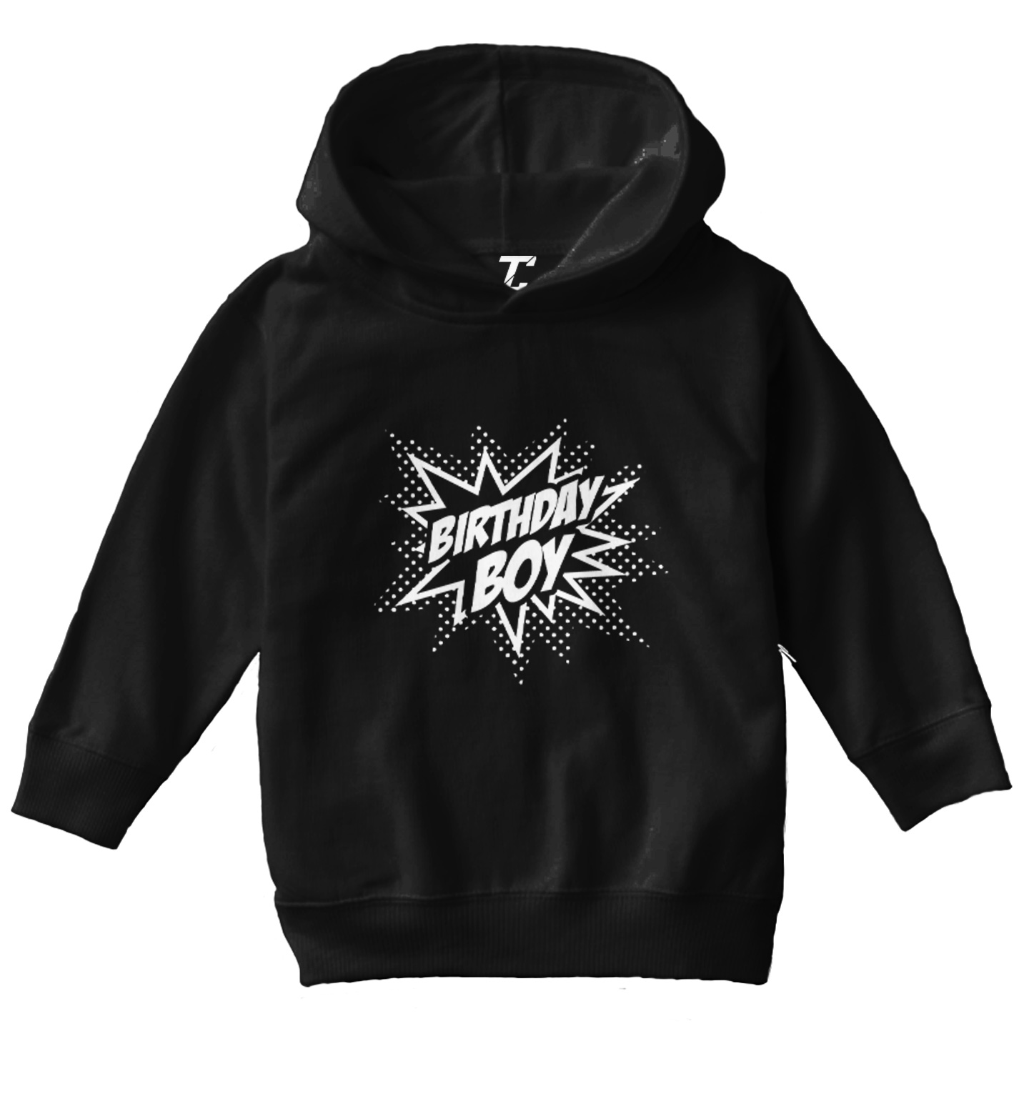 Birthday Boy Comic - Pow Action Packed Cool Superhero Toddler/Youth Hoodie - Picture 2 of 12