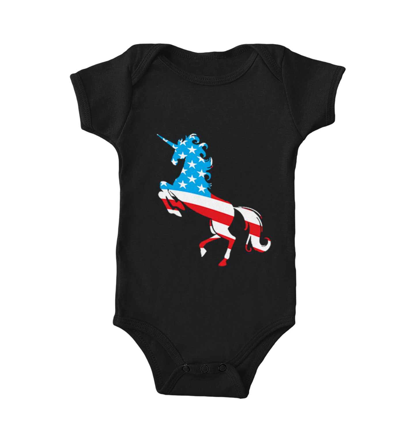 American Unicorn – Silhouette United States Mythical Bodysuit