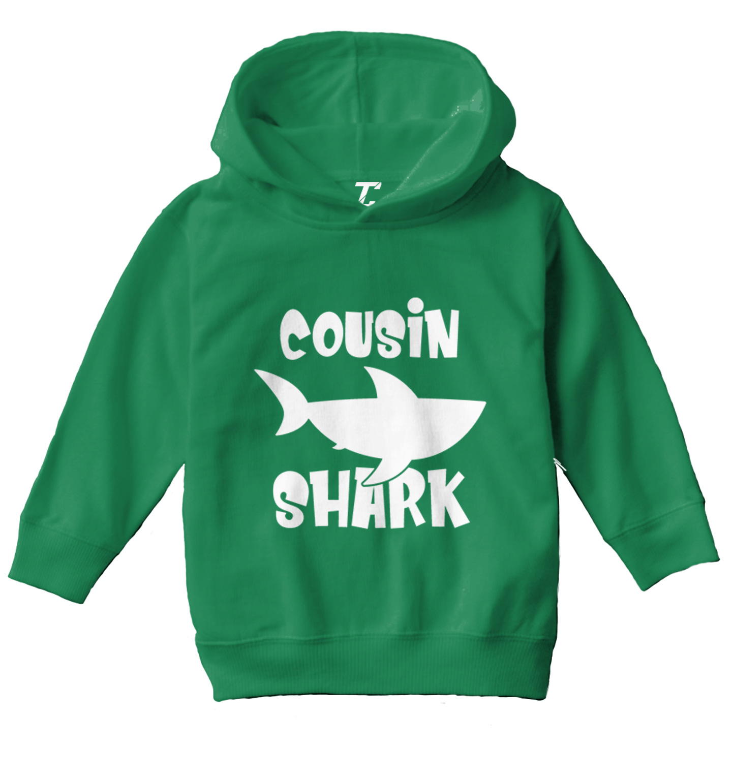 Cousin Shark - Song Lyrics Parody Ocean Beach Funny Toddler/Youth Hoodie - Picture 5 of 12