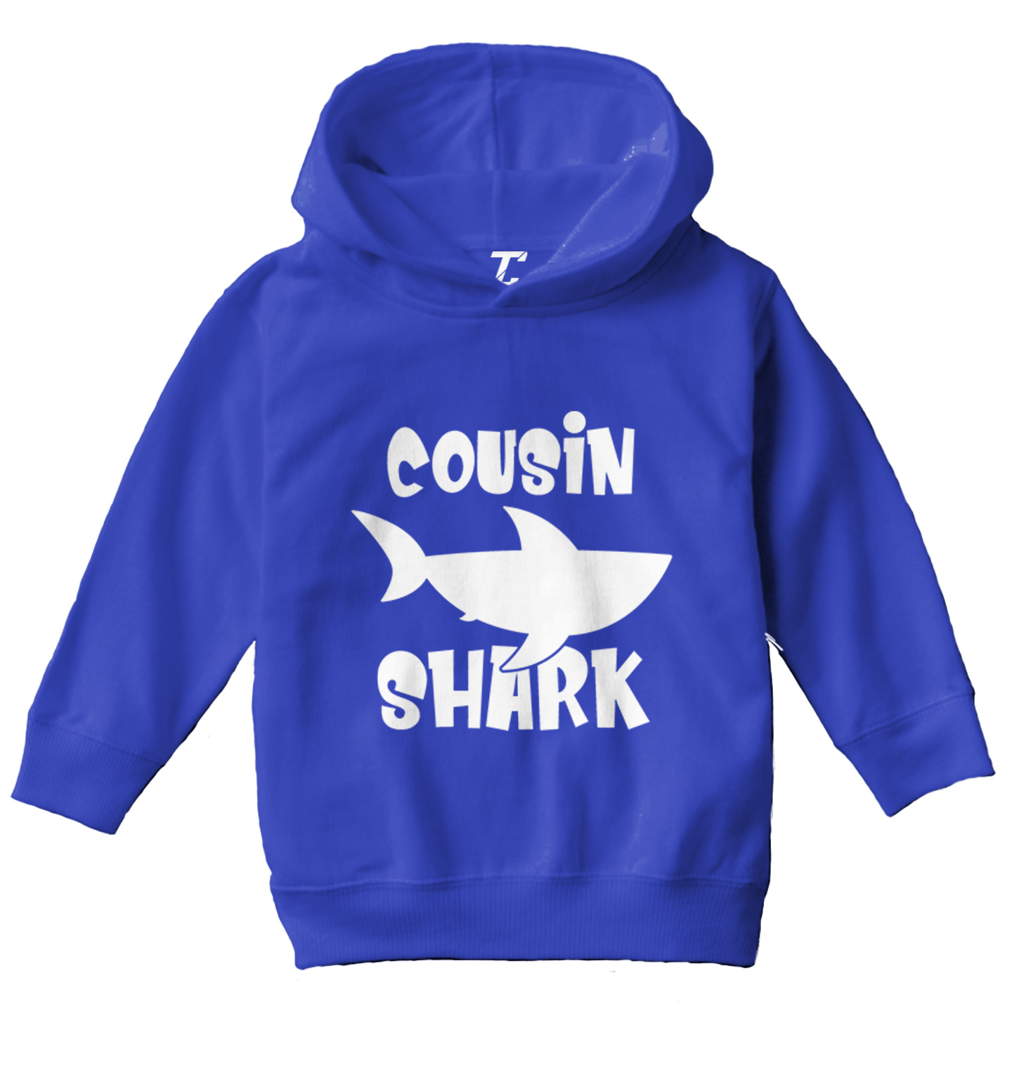 Cousin Shark - Song Lyrics Parody Ocean Beach Funny Toddler/Youth Hoodie - Picture 11 of 12
