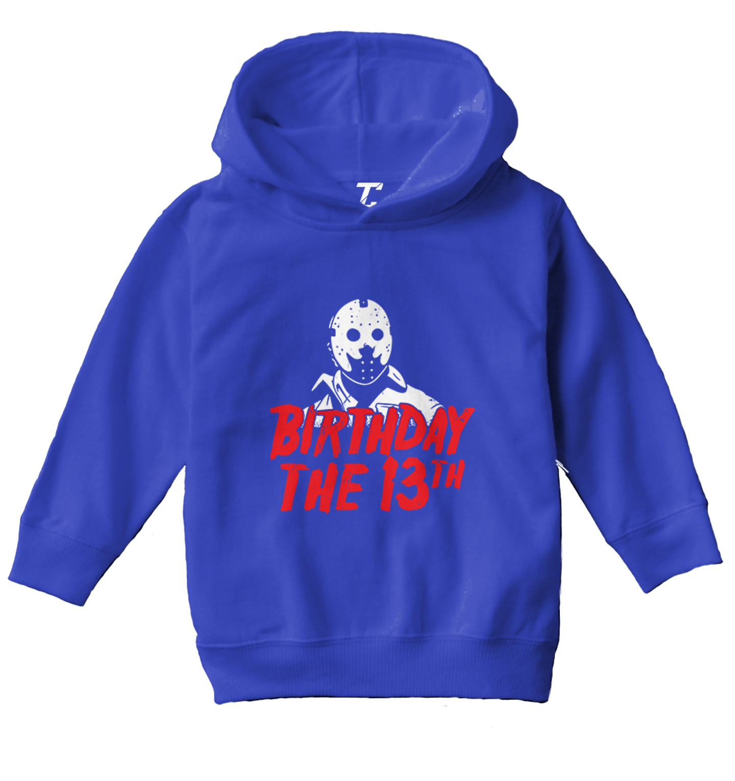 Birthday The 13th - Horror Movie Buff Parody Jason Toddler/Youth Hoodie - Picture 11 of 12