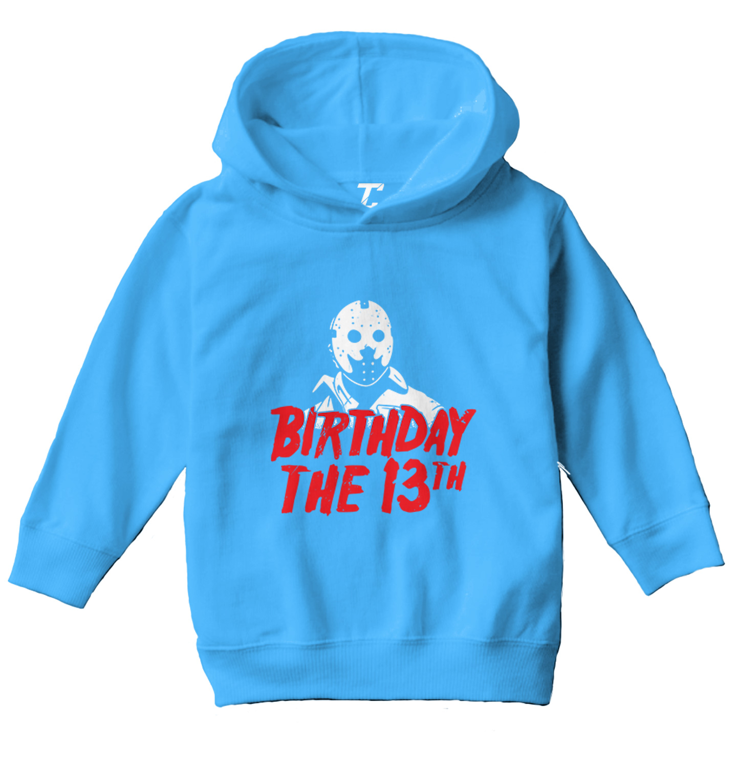 Birthday The 13th - Horror Movie Buff Parody Jason Toddler/Youth Hoodie - Picture 12 of 12