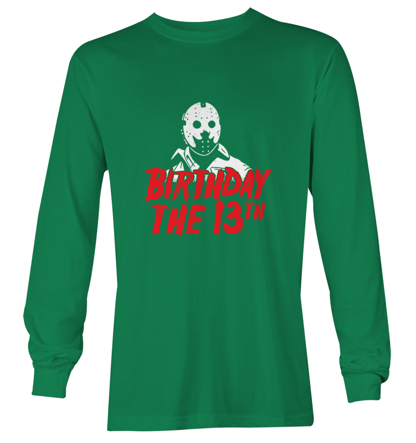 Birthday The 13th - Horror Movie Buff Parody Jason Youth T-Shirt - Picture 15 of 20