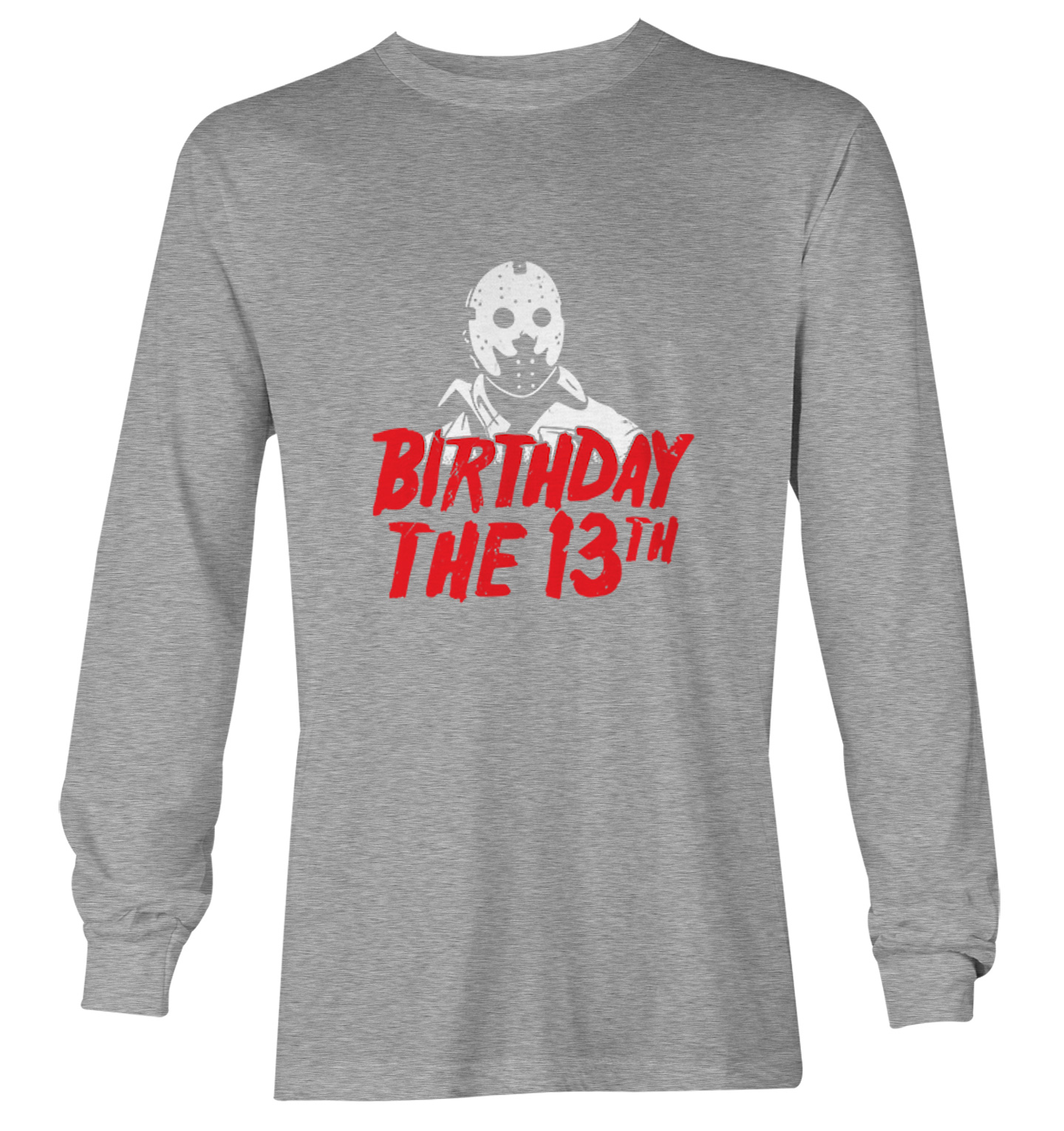 Birthday The 13th - Horror Movie Buff Parody Jason Youth T-Shirt - Picture 16 of 20