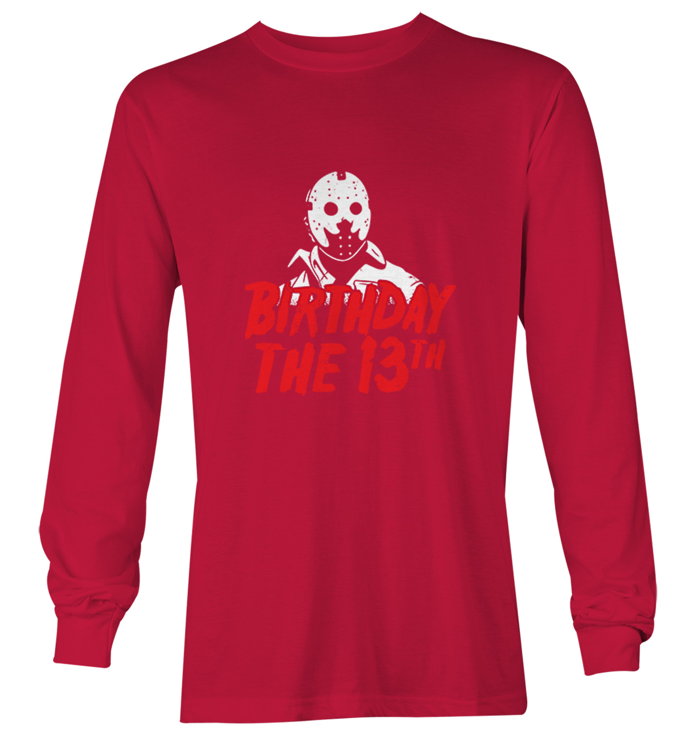 Birthday The 13th - Horror Movie Buff Parody Jason Youth T-Shirt - Picture 19 of 20