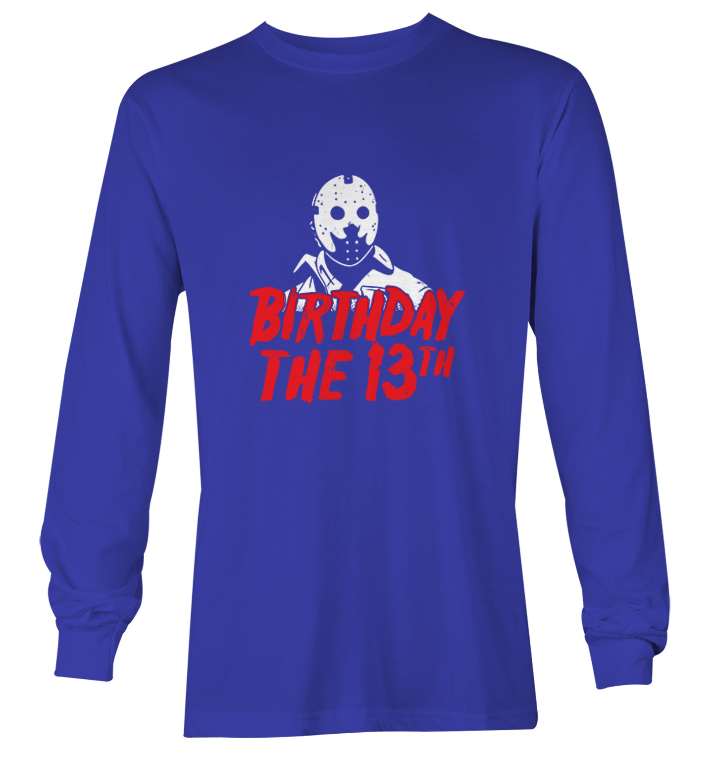 Birthday The 13th - Horror Movie Buff Parody Jason Youth T-Shirt - Picture 20 of 20