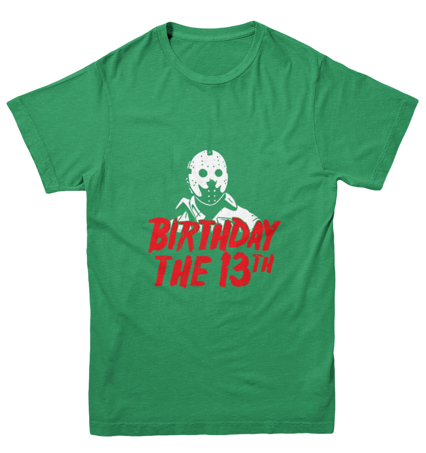 Birthday The 13th - Horror Movie Buff Parody Jason Youth T-Shirt - Picture 4 of 20