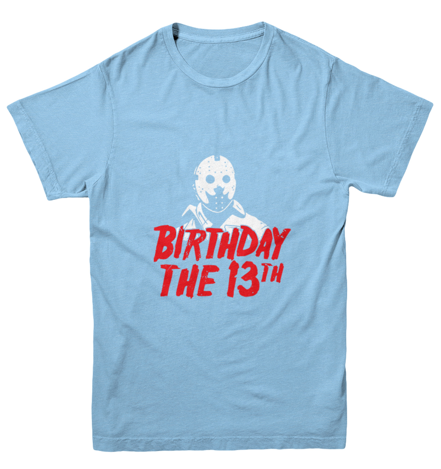Birthday The 13th - Horror Movie Buff Parody Jason Youth T-Shirt - Picture 5 of 20